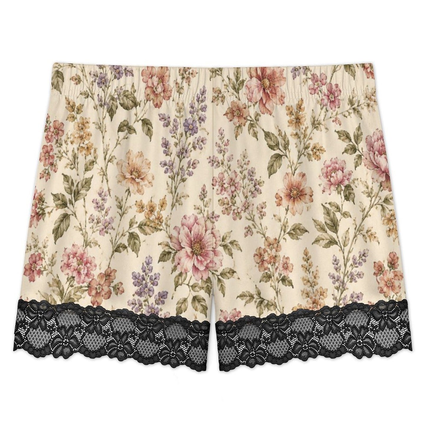 Women's Floral Lace Pajama Set | Soft Silky Sleepwear &amp; Loungewear