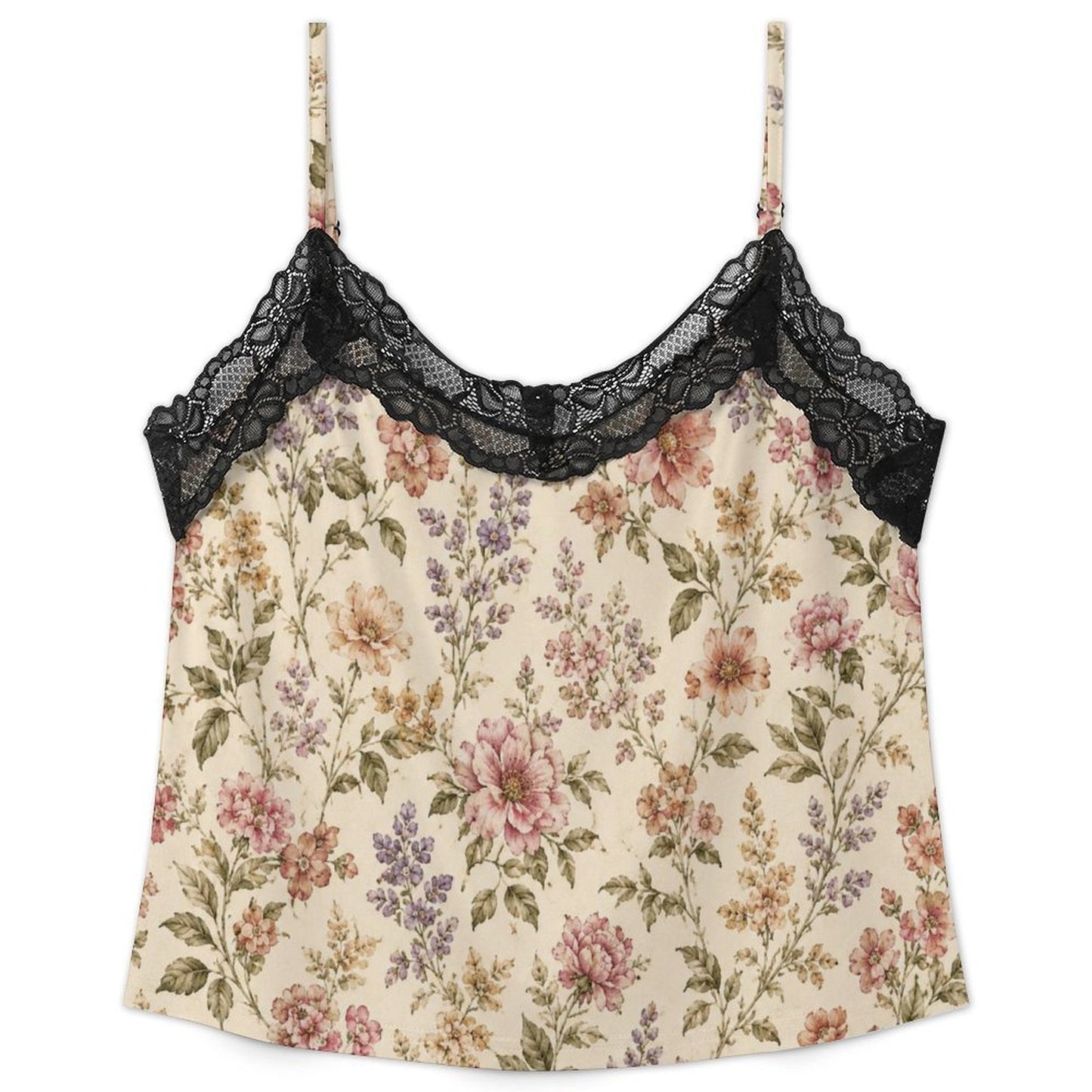 Women's Floral Lace Pajama Set | Soft Silky Sleepwear &amp; Loungewear