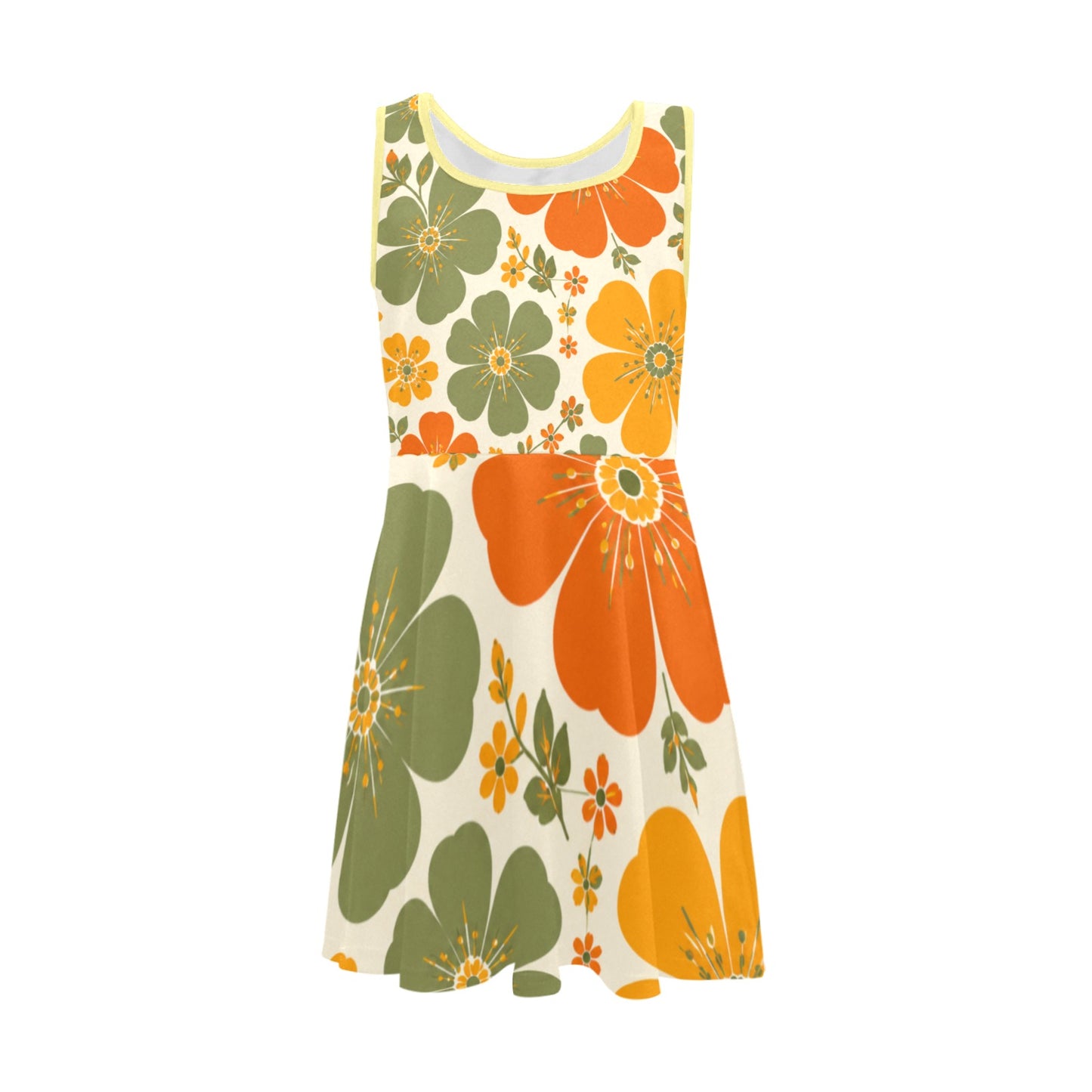Girls' Sleeveless Sundress (Model D56)