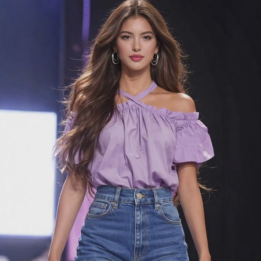 Summer Chic Loose-fitting Sweet-and-spicy Top - US Warehouse