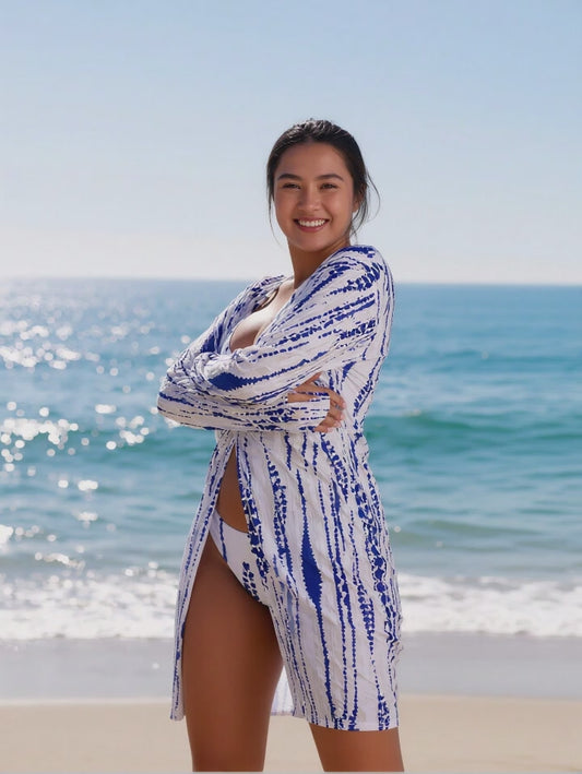 Women's 3-Piece Bikini Set with Lightweight Cover-Up – US Warehouse