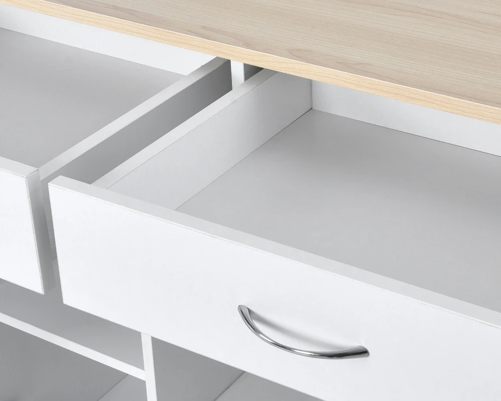 kitchen storage cart with wheels